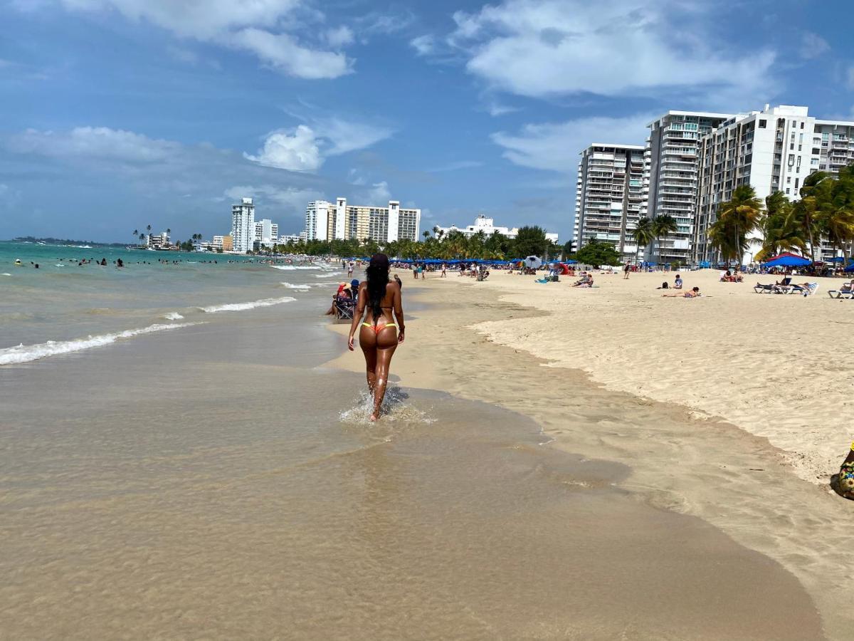 Hobie Oceanfront apartment at Isla Verde San Juan Exterior foto