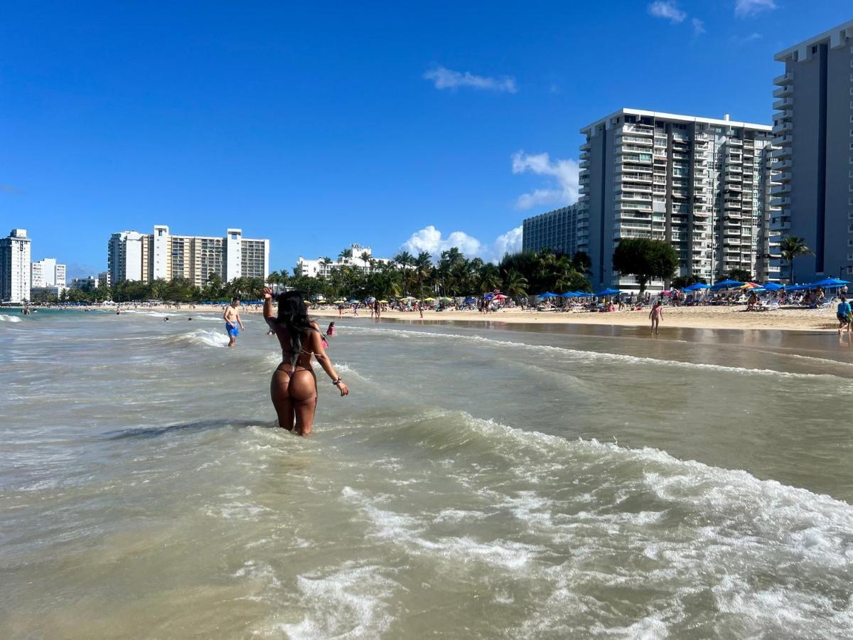 Hobie Oceanfront apartment at Isla Verde San Juan Exterior foto